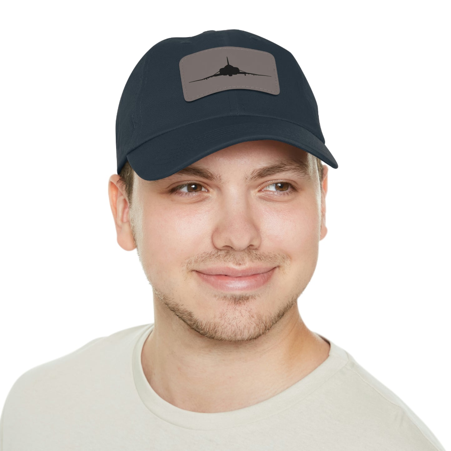 F-4 Silhouette Leather Patch Hat, Multiple Colors