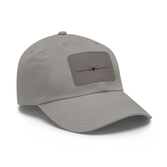 MQ-9 Silhouette Leather Patch Hat, Multiple Colors
