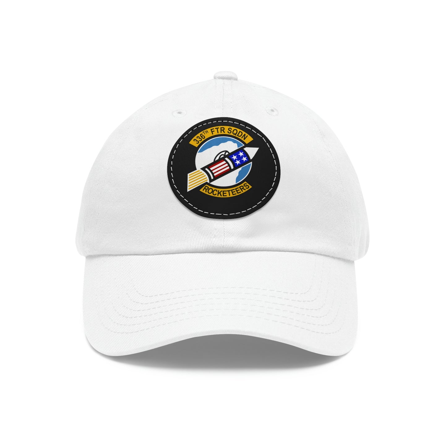 336FS Rocketeers Leather Patch Hat, Multiple Colors
