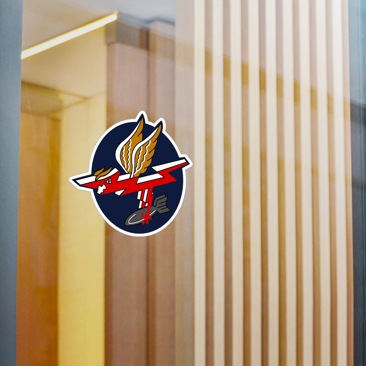 389FS "T-Bolts" Heritage Patch Vinyl Decal