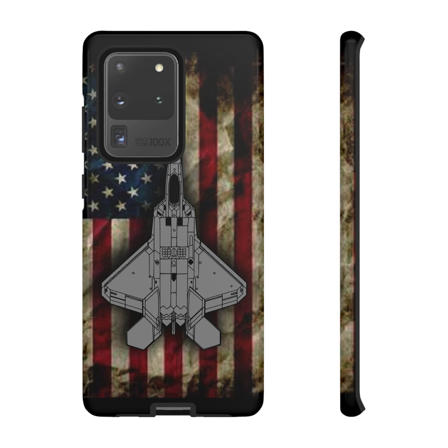 F-22 Old Glory Tough Cases for iPhone, Samsung, Google