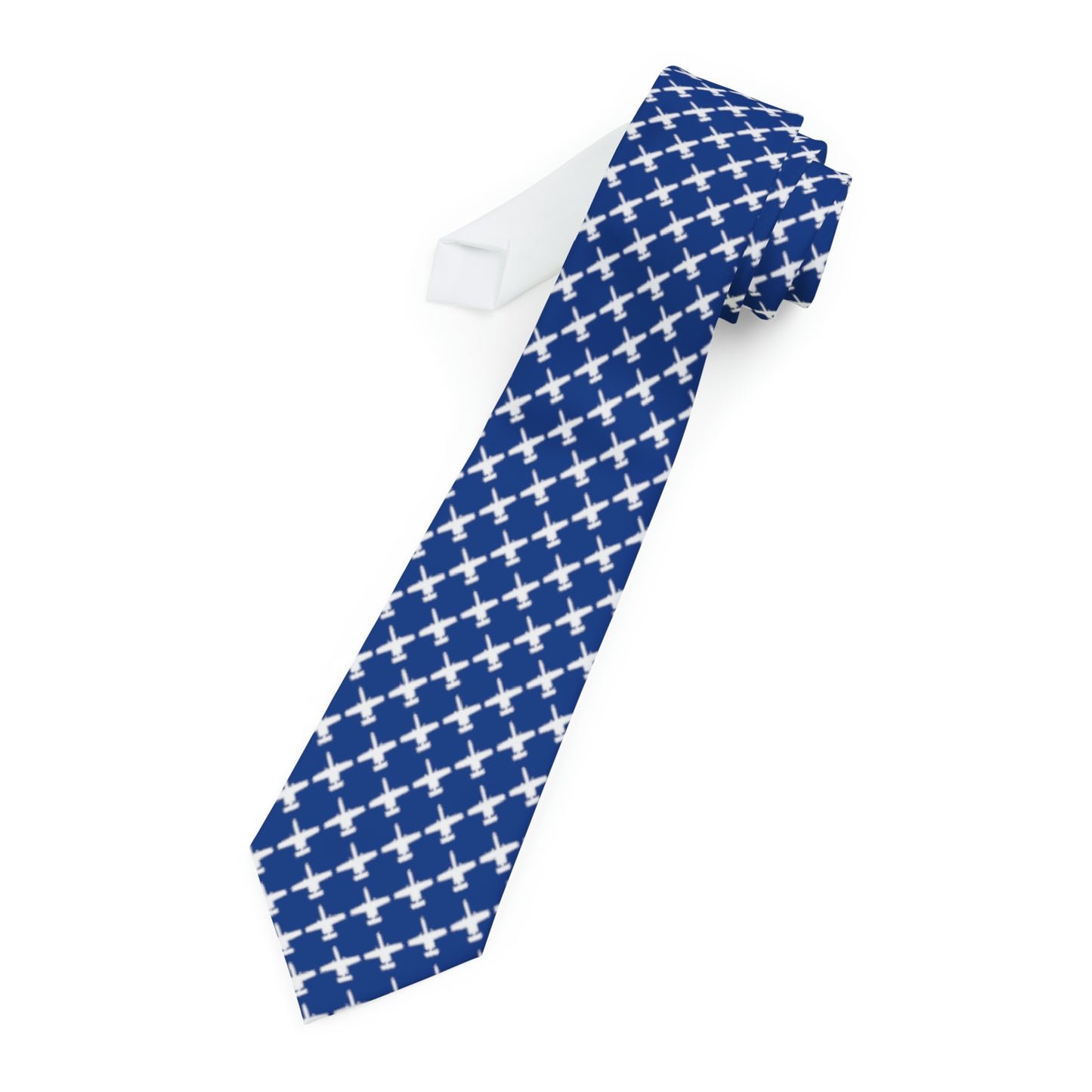 A-10 Necktie, Blue/White