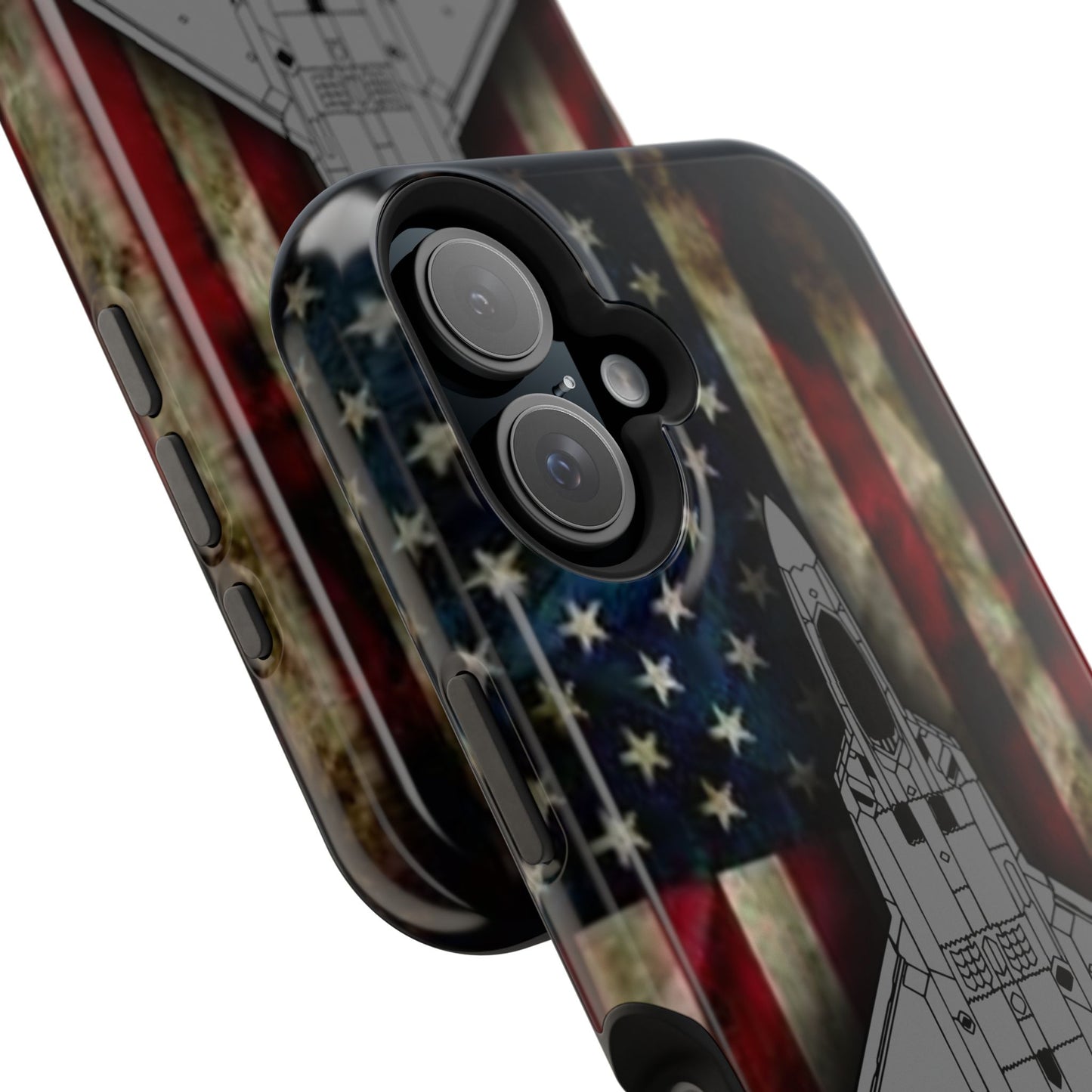 F-22 Old Glory Magnetic Tough Cases for iPhone