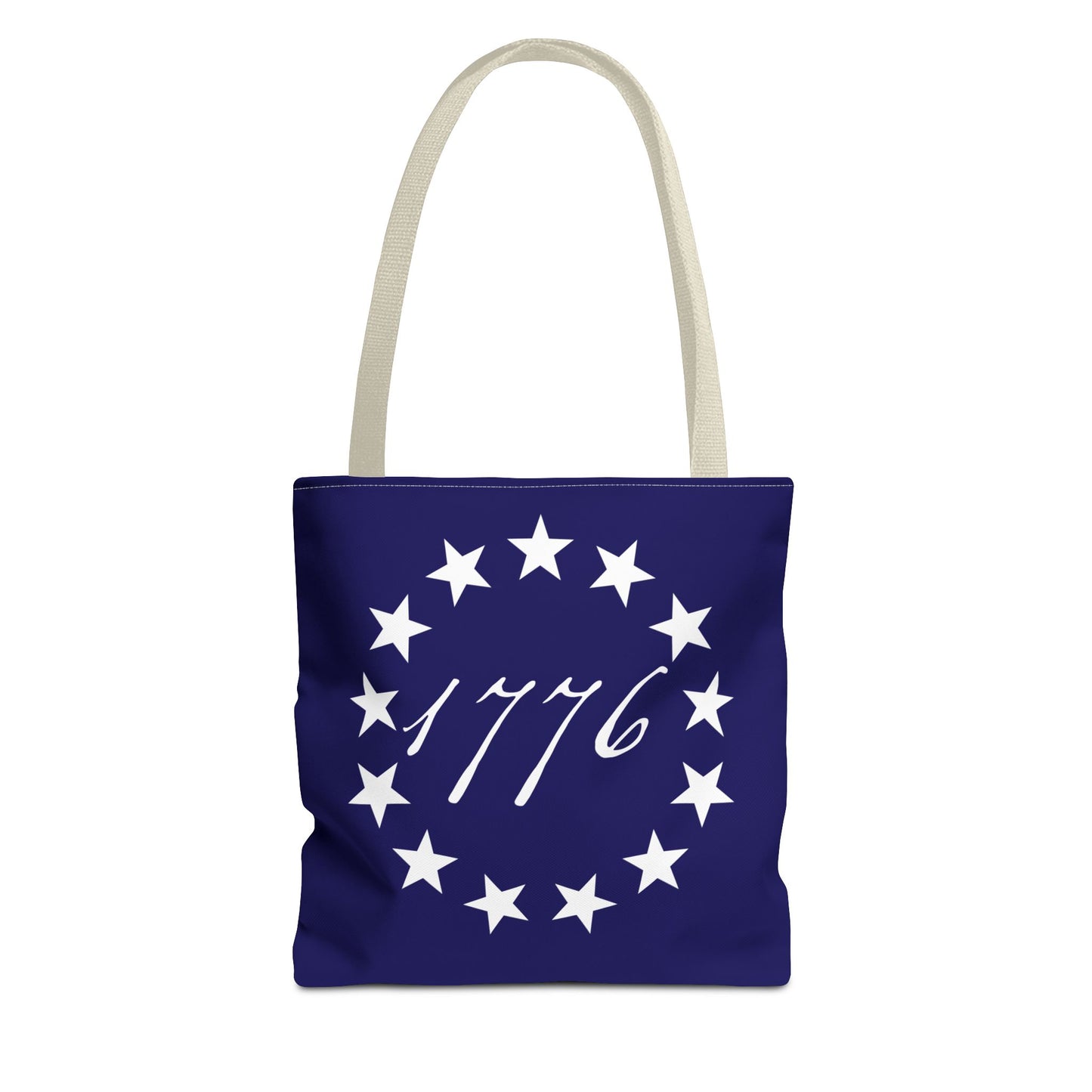 1776 Betsy Ross Flag Tote Bag — Patriotic Independence Day Grocery & Beach Tote