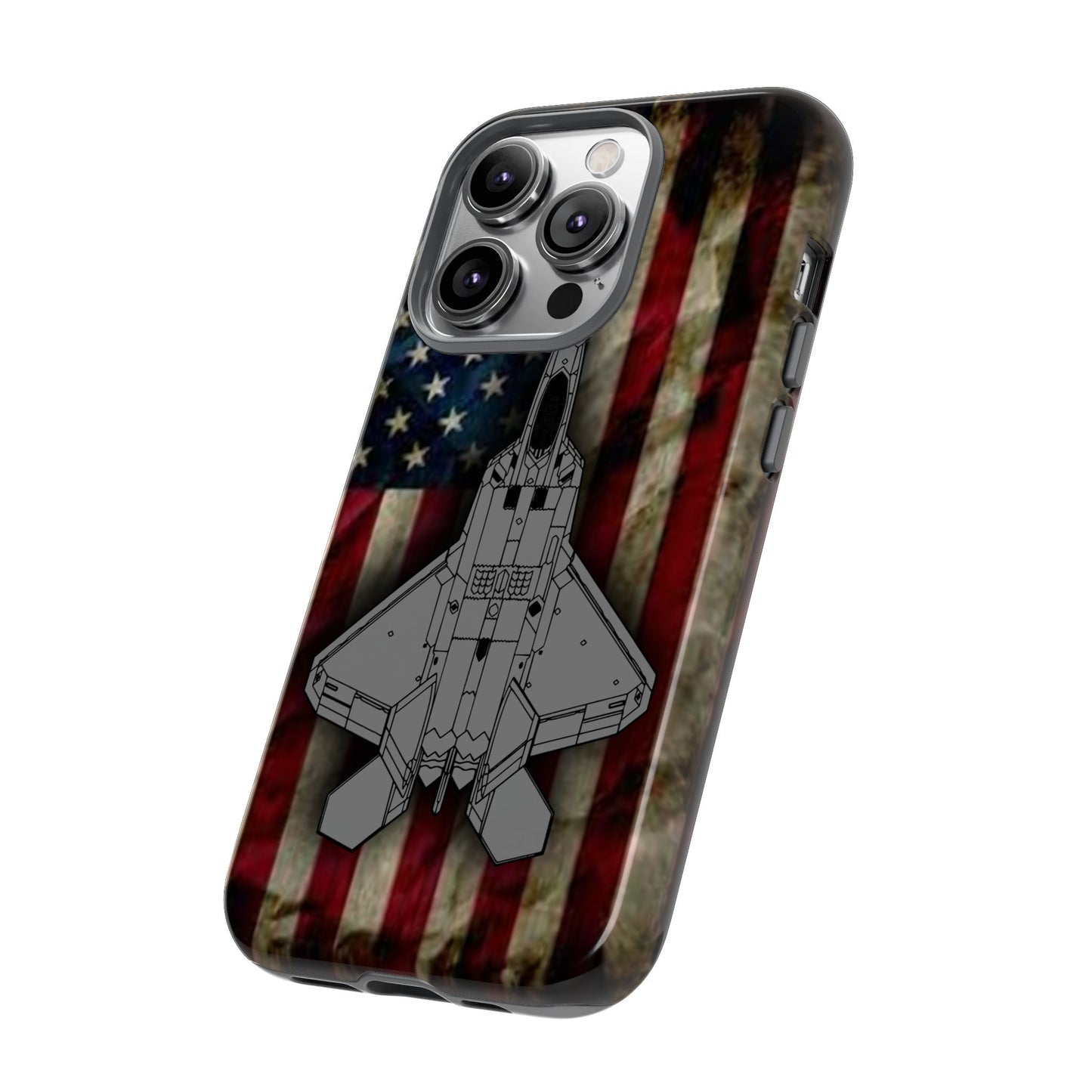 F-22 Old Glory Tough Cases for iPhone, Samsung, Google