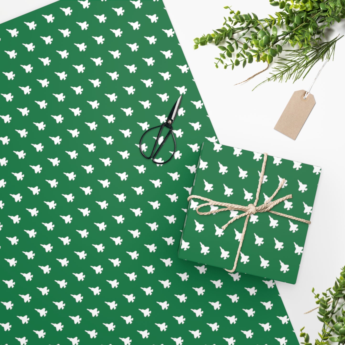 F-35 Wrapping Paper, Green