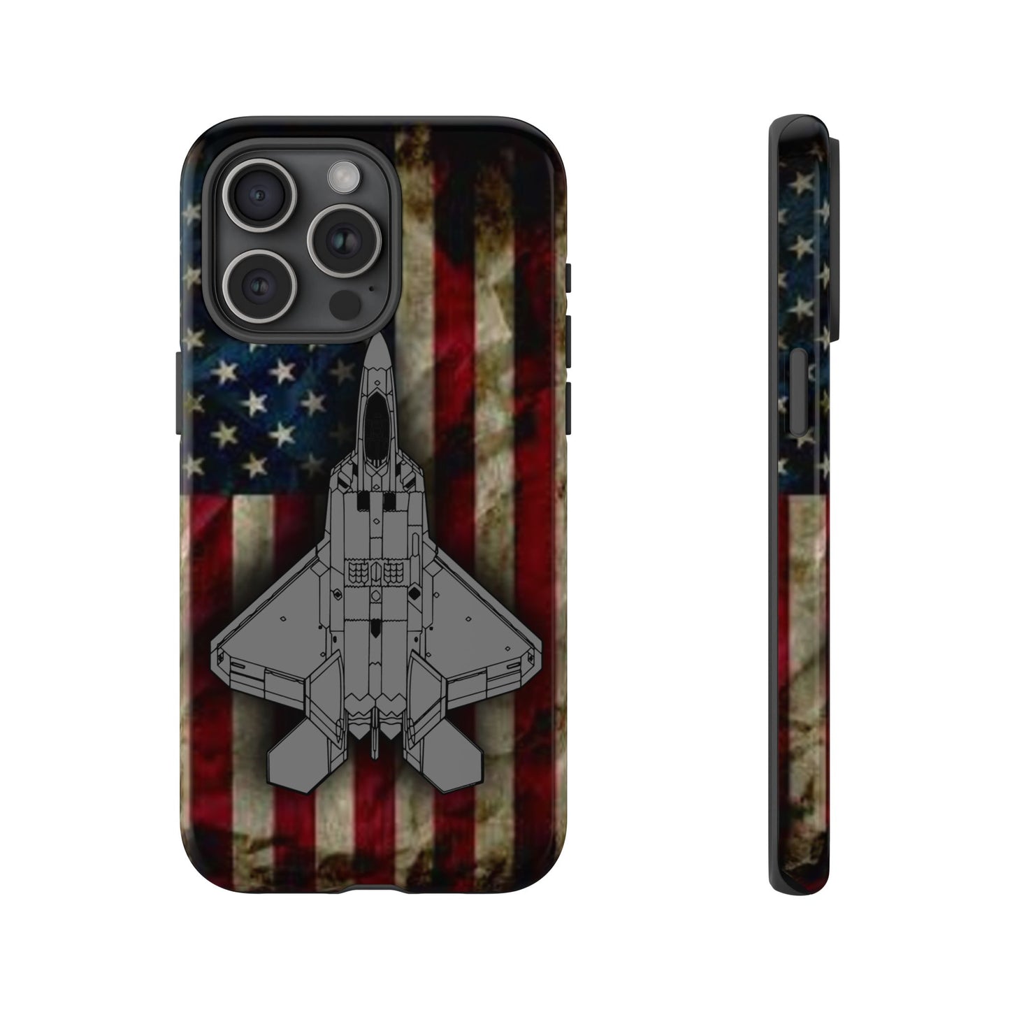 F-22 Old Glory Tough Cases for iPhone, Samsung, Google