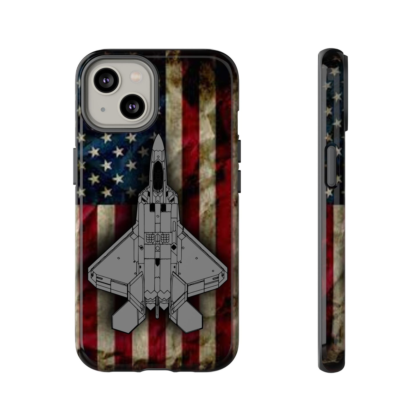 F-22 Old Glory Tough Cases for iPhone, Samsung, Google