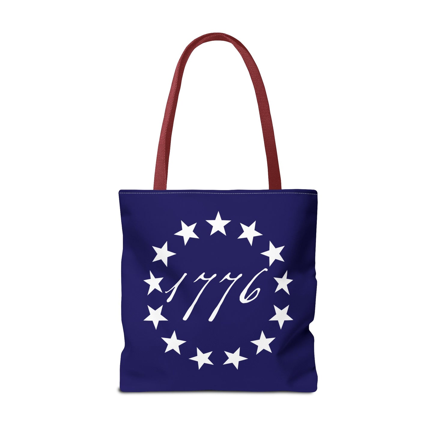 1776 Betsy Ross Flag Tote Bag — Patriotic Independence Day Grocery & Beach Tote