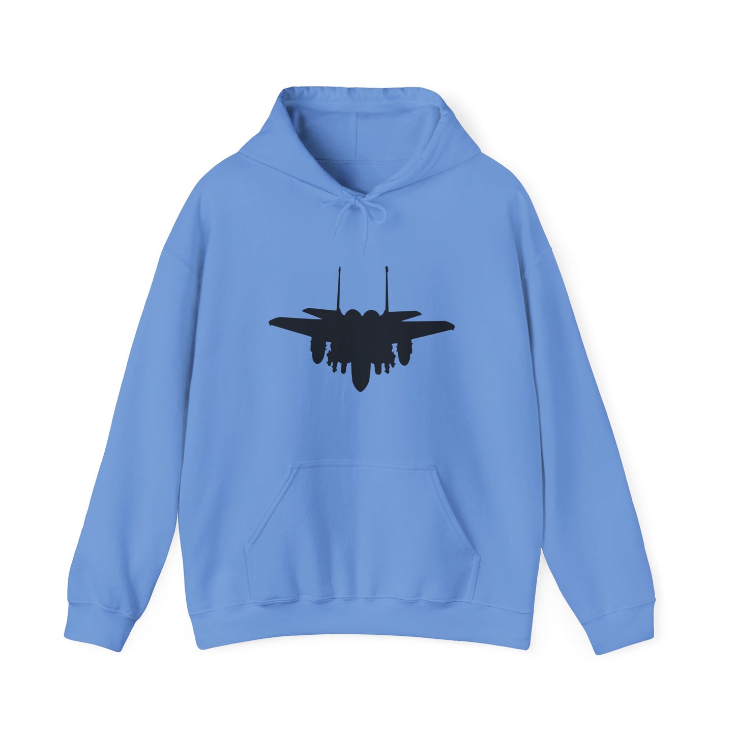 F-15E Angled Front Silhouette Unisex Heavy Blend™ Hooded Sweatshirt