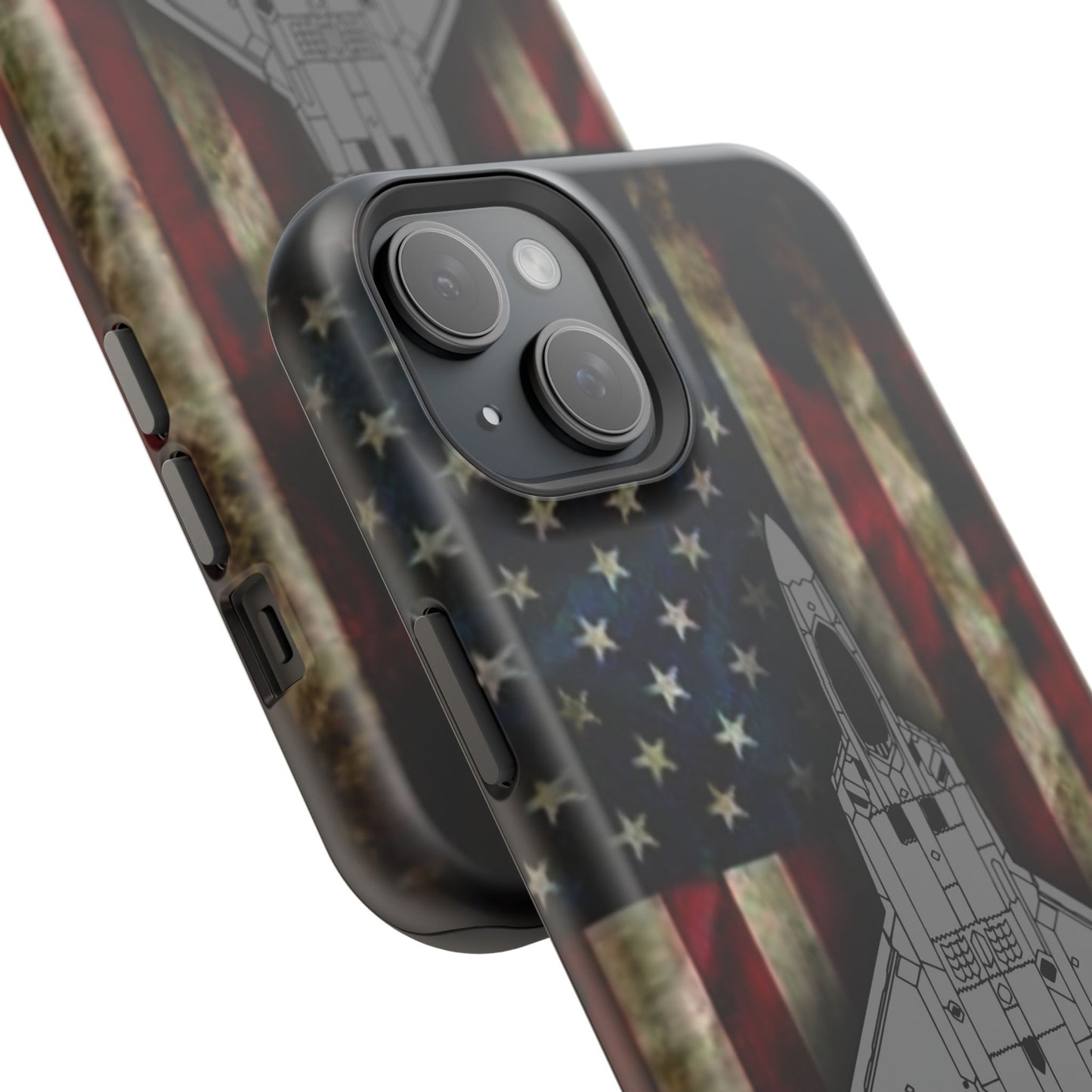 F-22 Old Glory Magnetic Tough Cases for iPhone