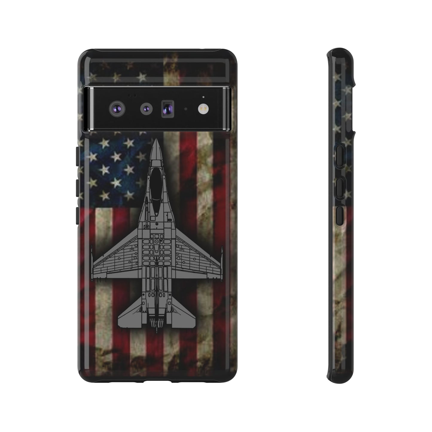 F-16 Old Glory Tough Cases for iPhone, Samsung, Google