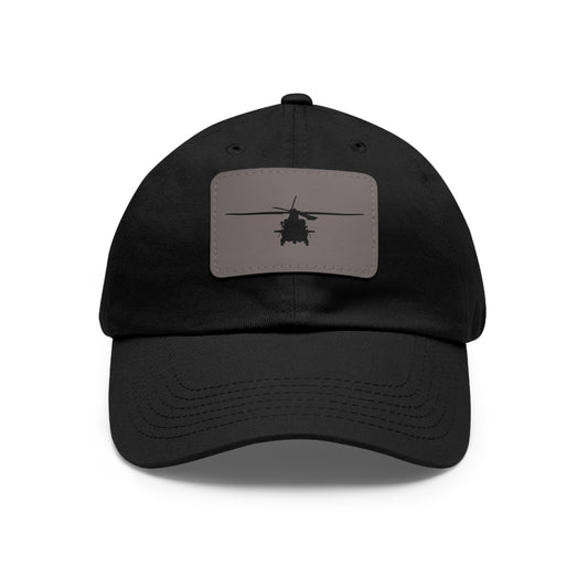 HH-60 Silhouette Leather Patch Hat, Multiple Colors