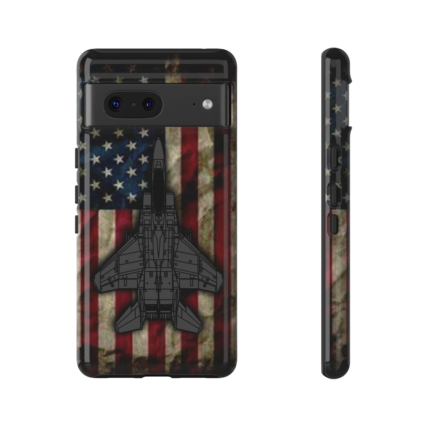 F-15E Old Glory Tough Cases for iPhone, Samsung, Google