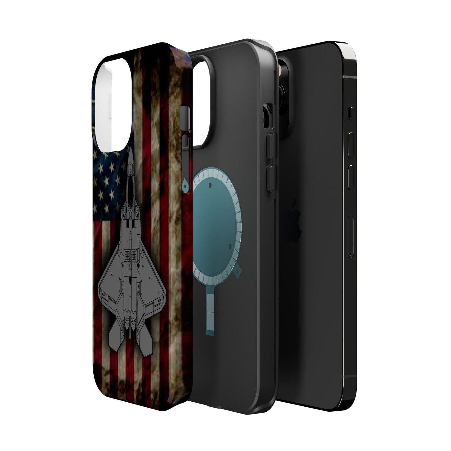 F-22 Old Glory Magnetic Tough Cases for iPhone