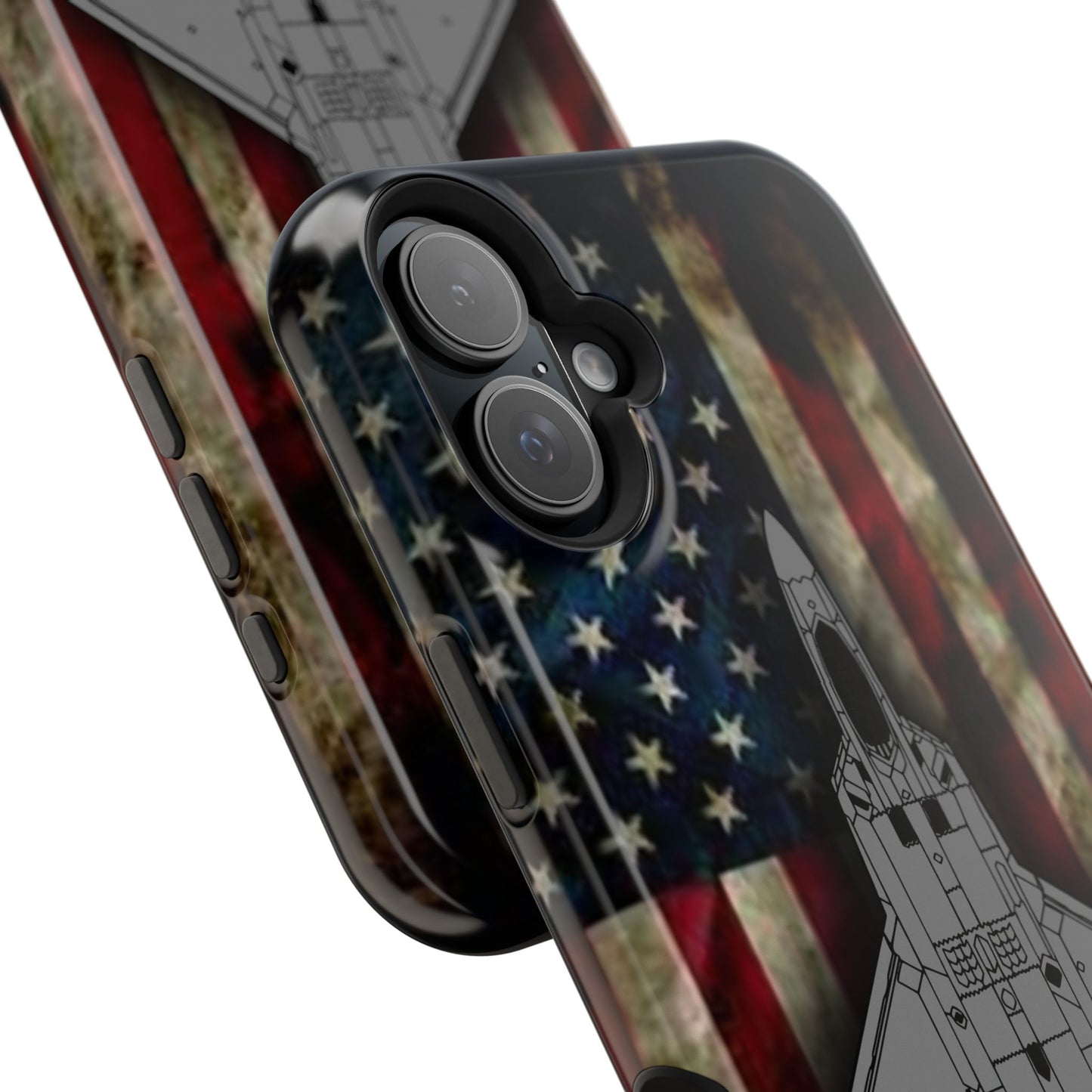 F-22 Old Glory Magnetic Tough Cases for iPhone