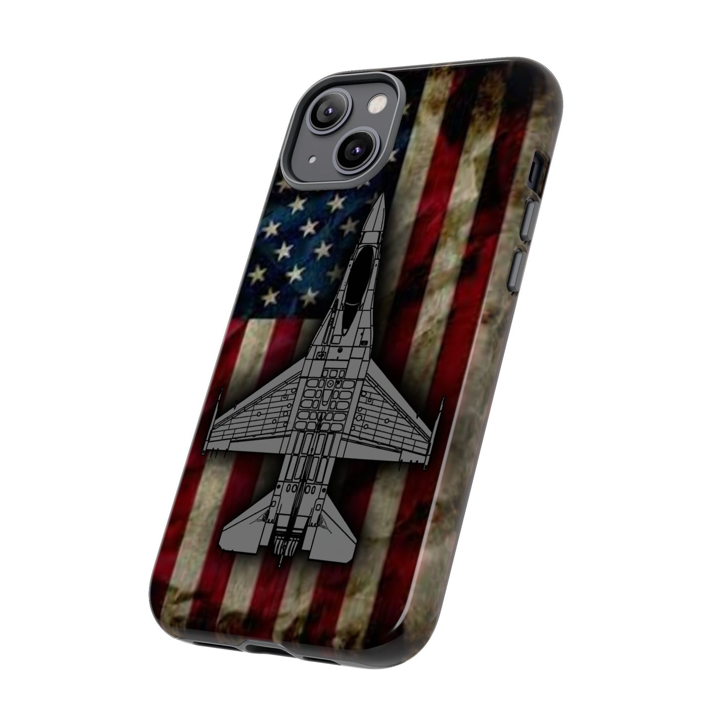 F-16 Old Glory Tough Cases for iPhone, Samsung, Google