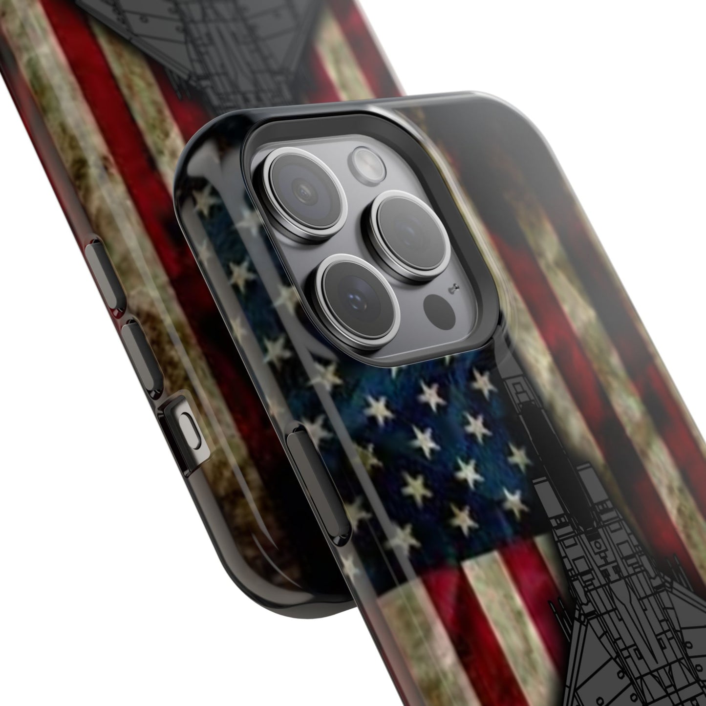 F-15E Old Glory Magnetic Tough Cases for iPhone