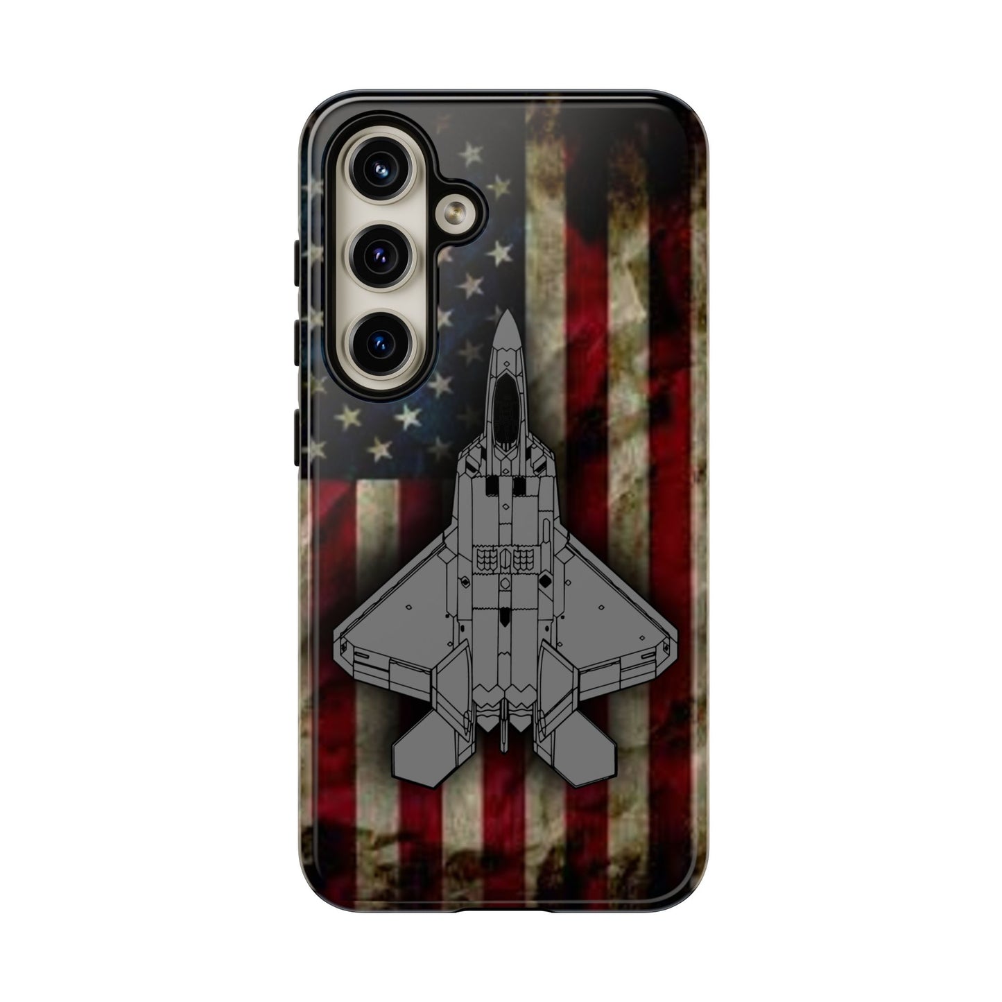 F-22 Old Glory Tough Cases for iPhone, Samsung, Google