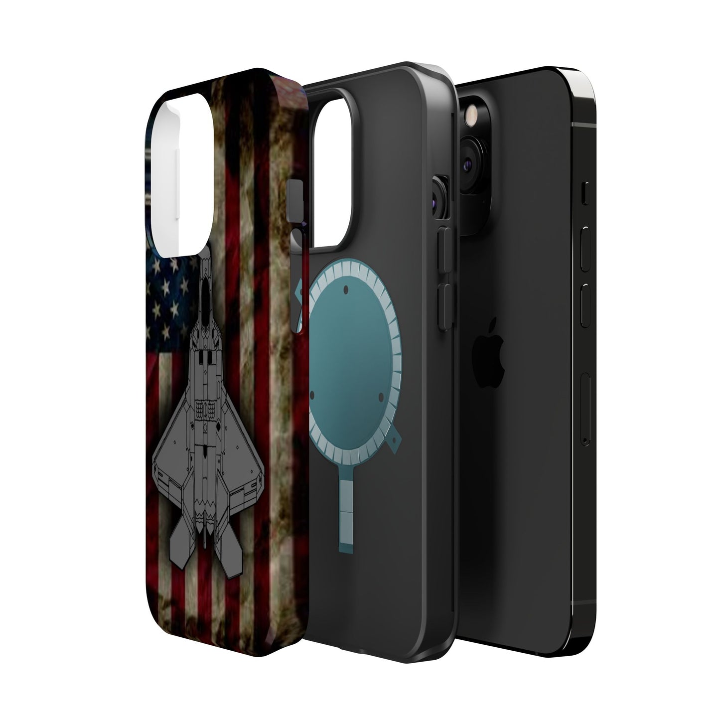 F-22 Old Glory Magnetic Tough Cases for iPhone