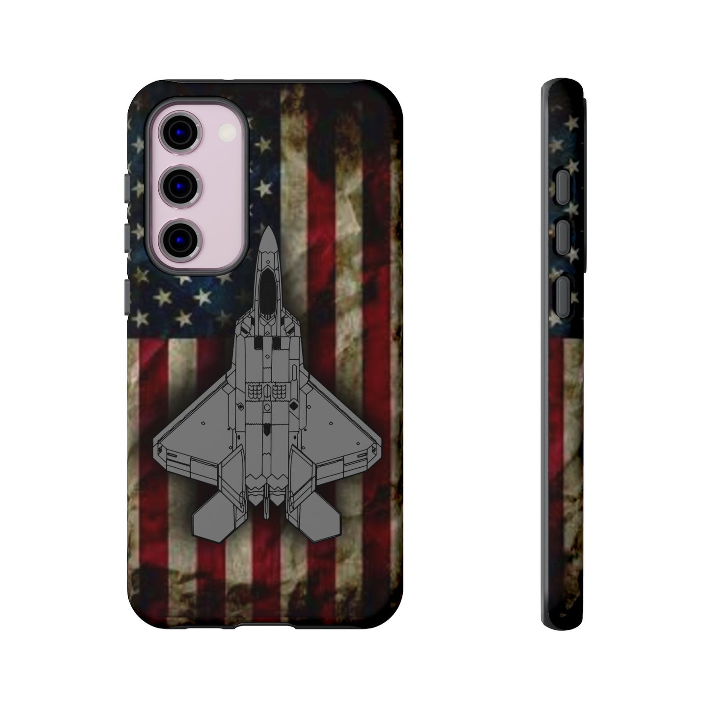 F-22 Old Glory Tough Cases for iPhone, Samsung, Google