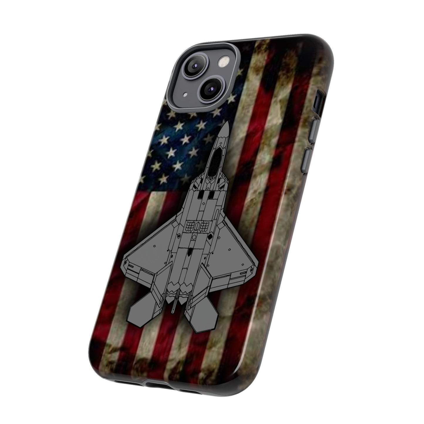 F-22 Old Glory Tough Cases for iPhone, Samsung, Google