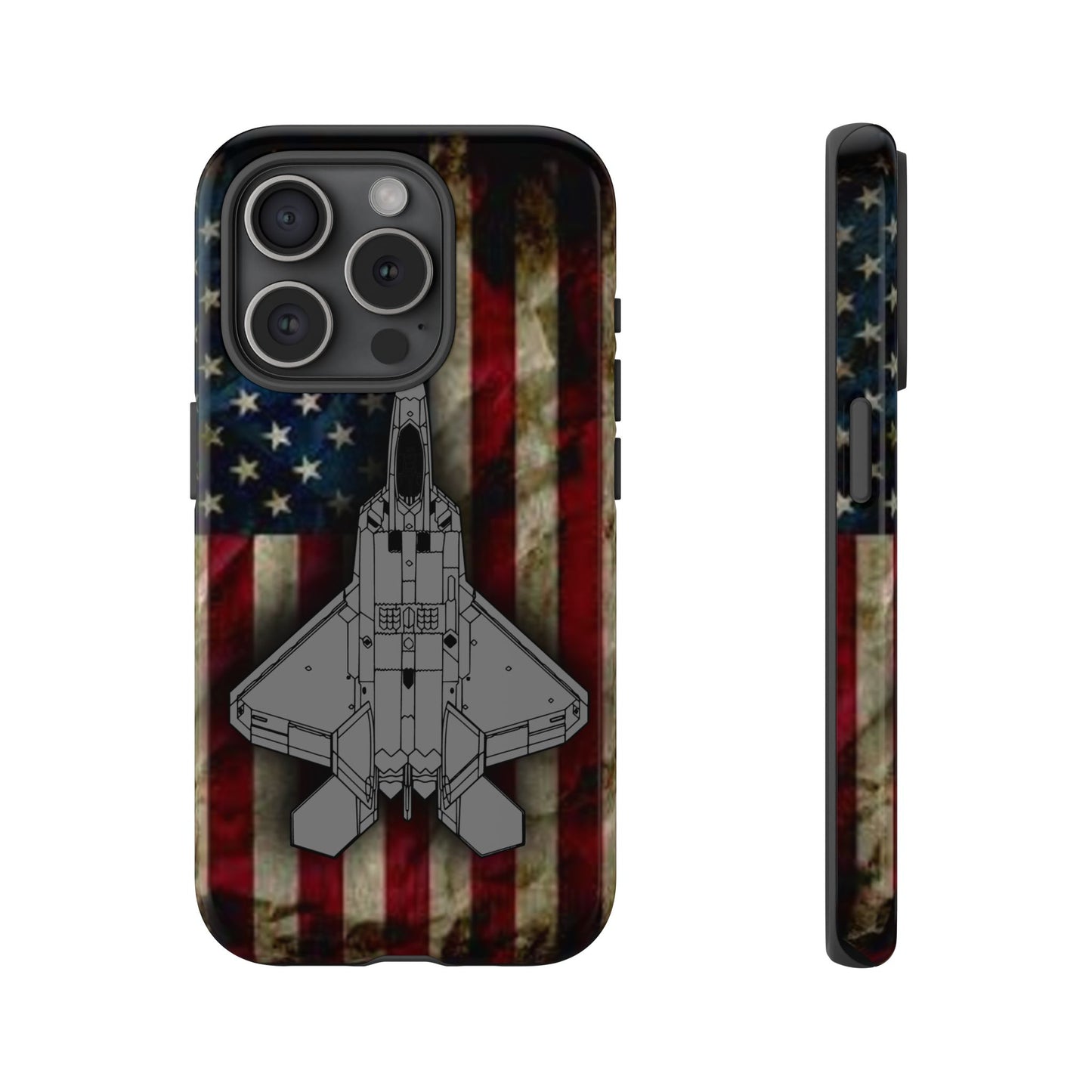 F-22 Old Glory Tough Cases for iPhone, Samsung, Google