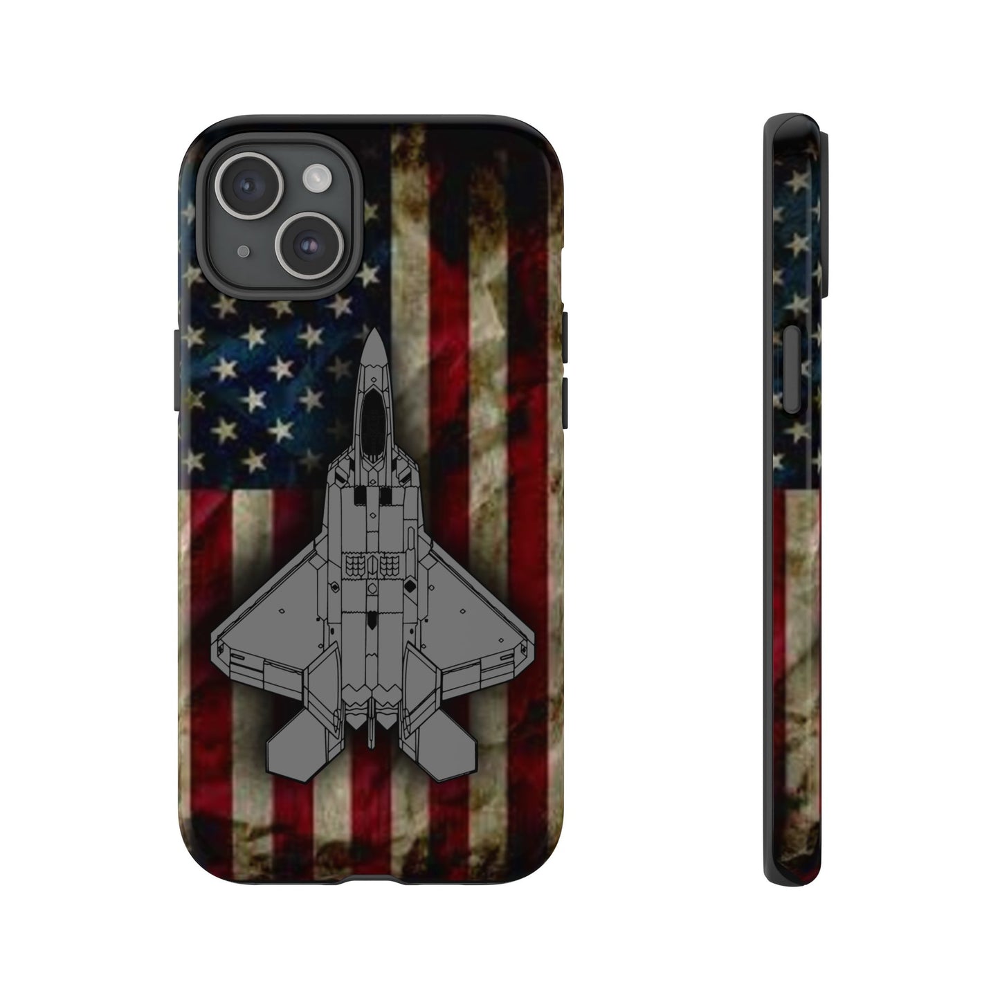 F-22 Old Glory Tough Cases for iPhone, Samsung, Google