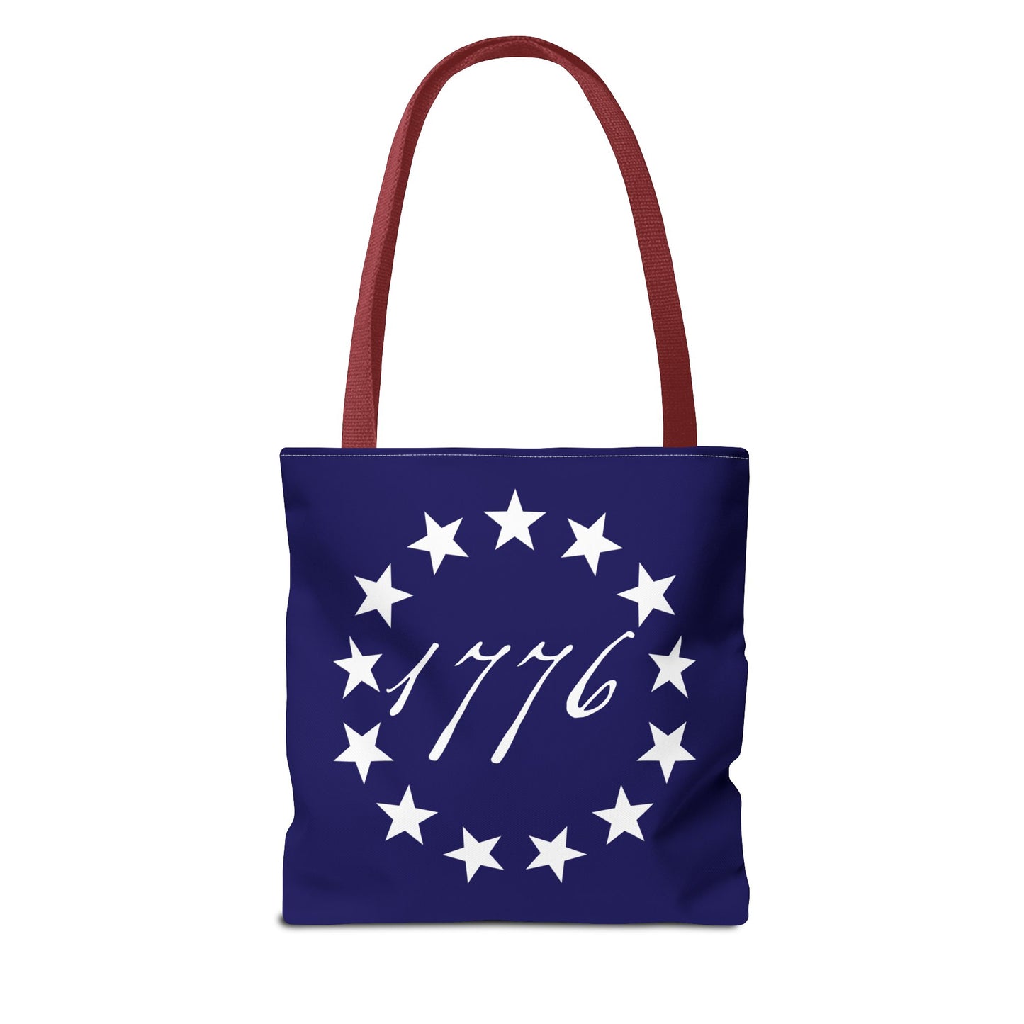 1776 Betsy Ross Flag Tote Bag — Patriotic Independence Day Grocery & Beach Tote