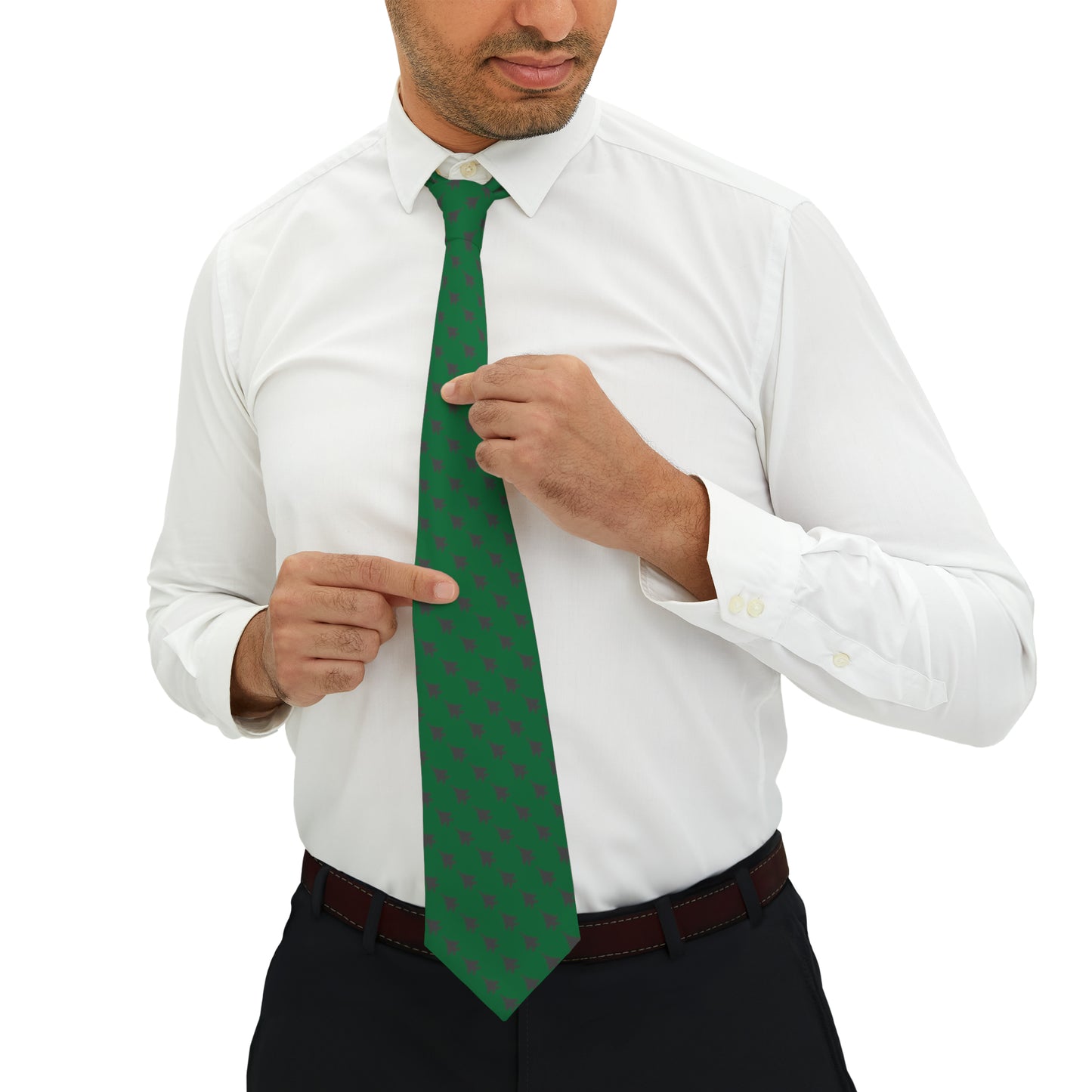 F-15E Necktie, Green/Dark Gray