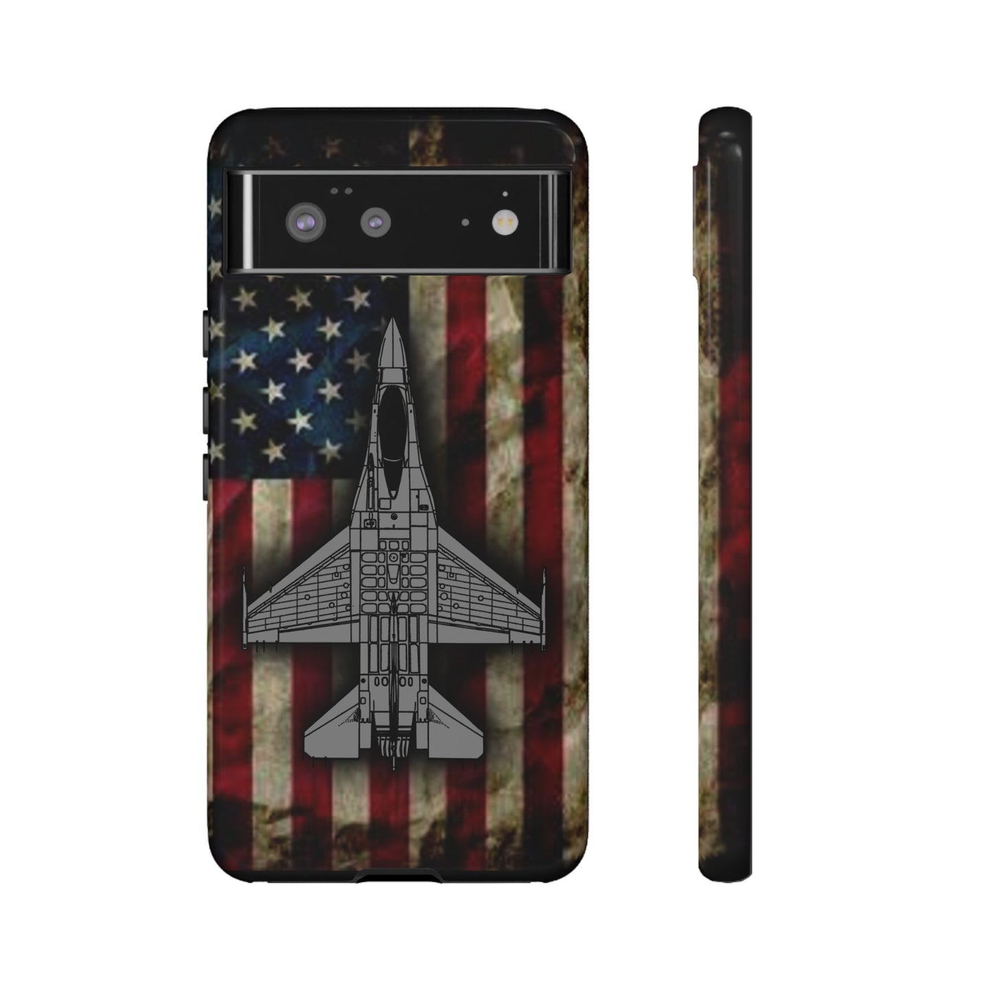 F-16 Old Glory Tough Cases for iPhone, Samsung, Google