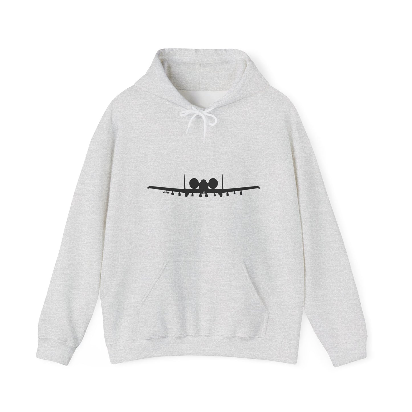 A-10 Front Silhouette Unisex Heavy Blend™ Hooded Sweatshirt