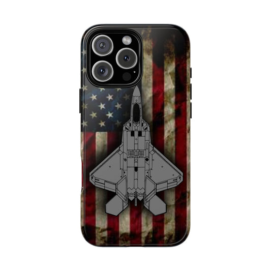 F-22 Old Glory Tough Cases for iPhone, Samsung, Google