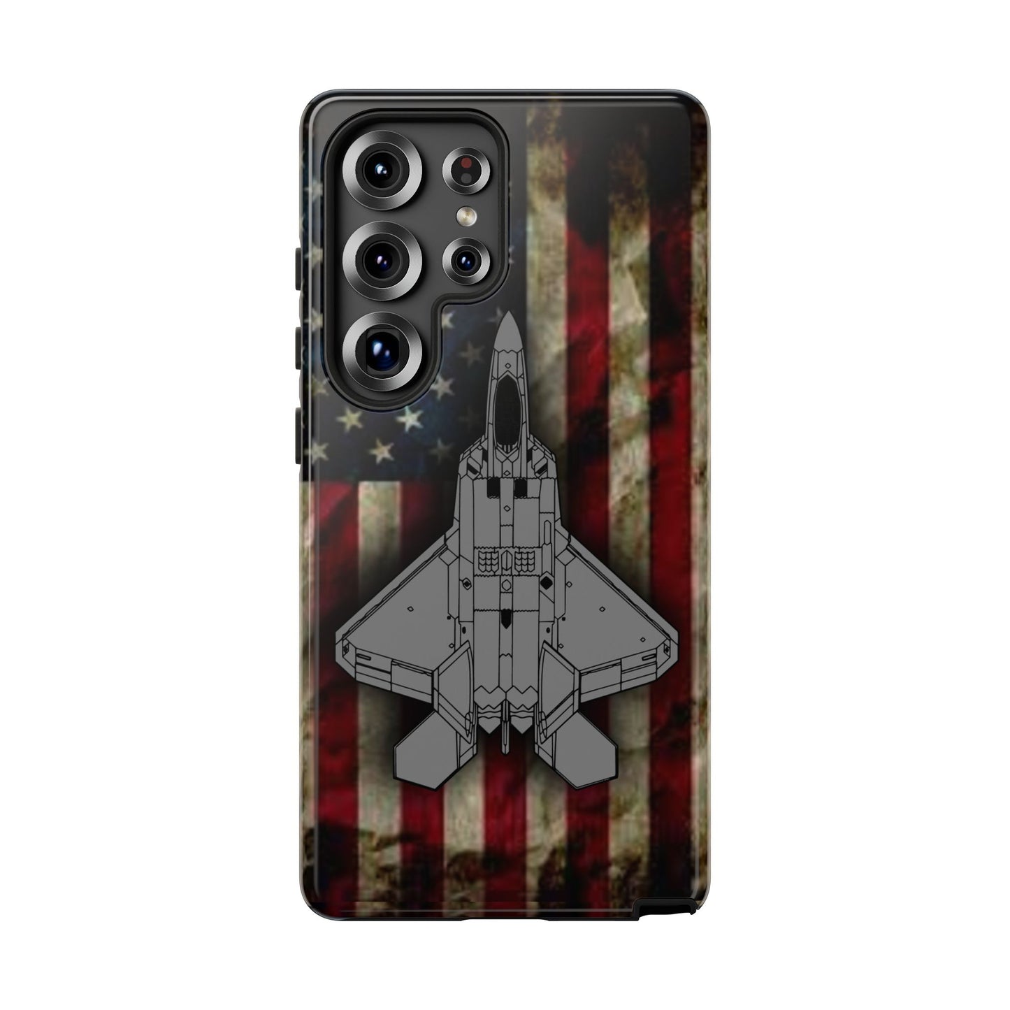 F-22 Old Glory Tough Cases for iPhone, Samsung, Google
