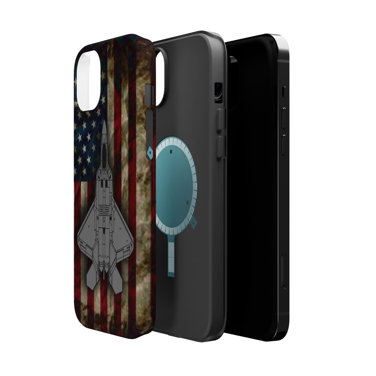 F-22 Old Glory Magnetic Tough Cases for iPhone