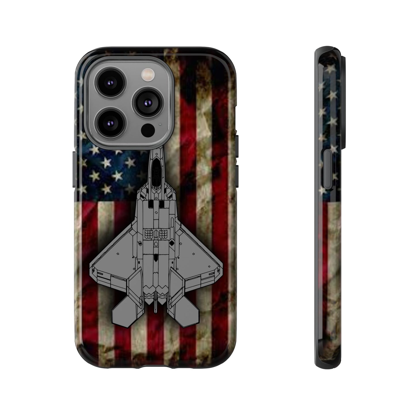 F-22 Old Glory Tough Cases for iPhone, Samsung, Google