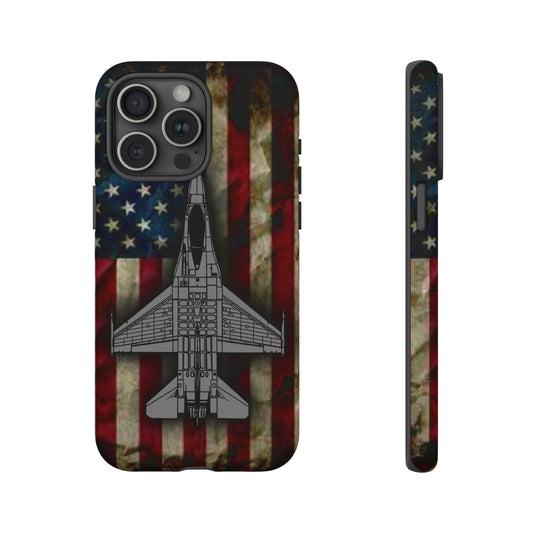 F-16 Old Glory Tough Cases for iPhone, Samsung, Google