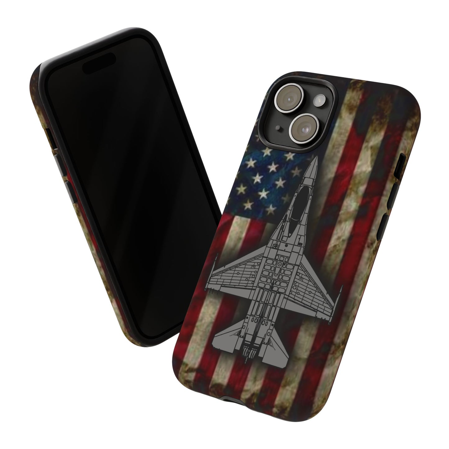 F-16 Old Glory Tough Cases for iPhone, Samsung, Google