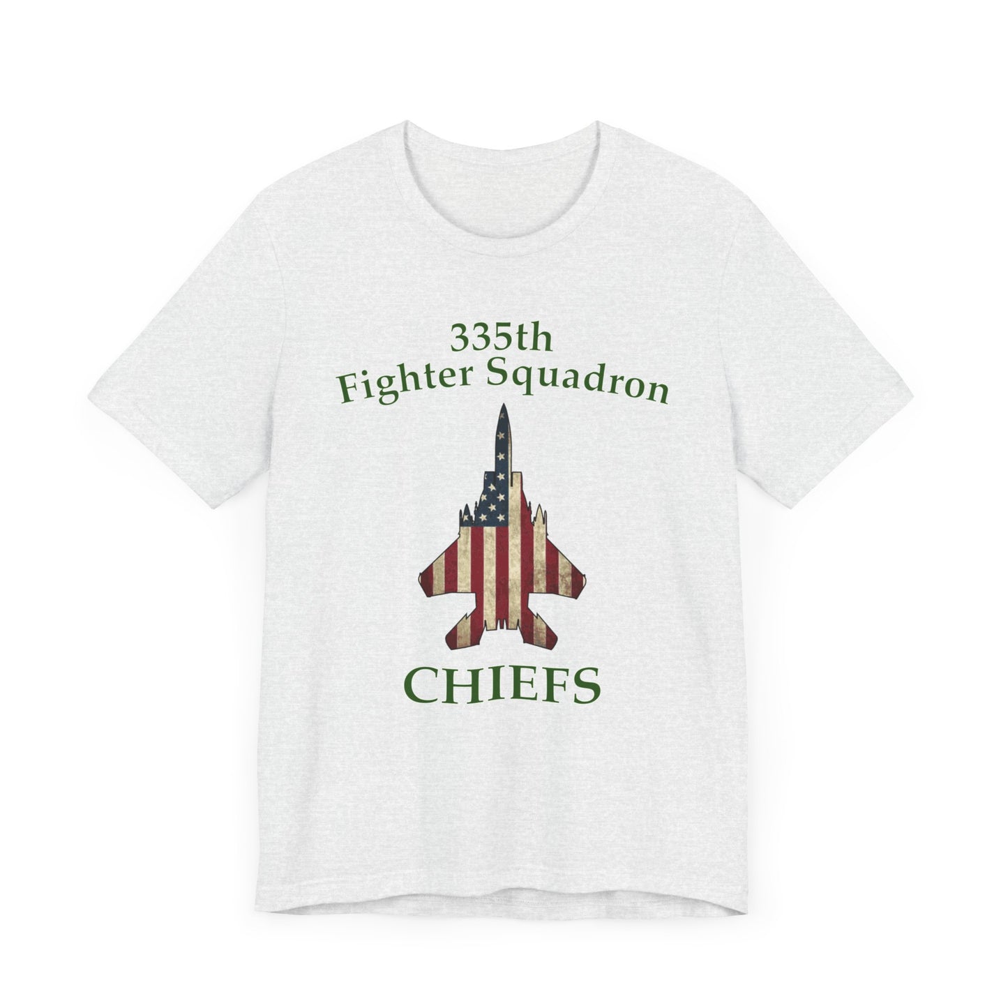 335FS Chiefs Eagle Flag Unisex Jersey Short Sleeve Tee, Multiple Colors