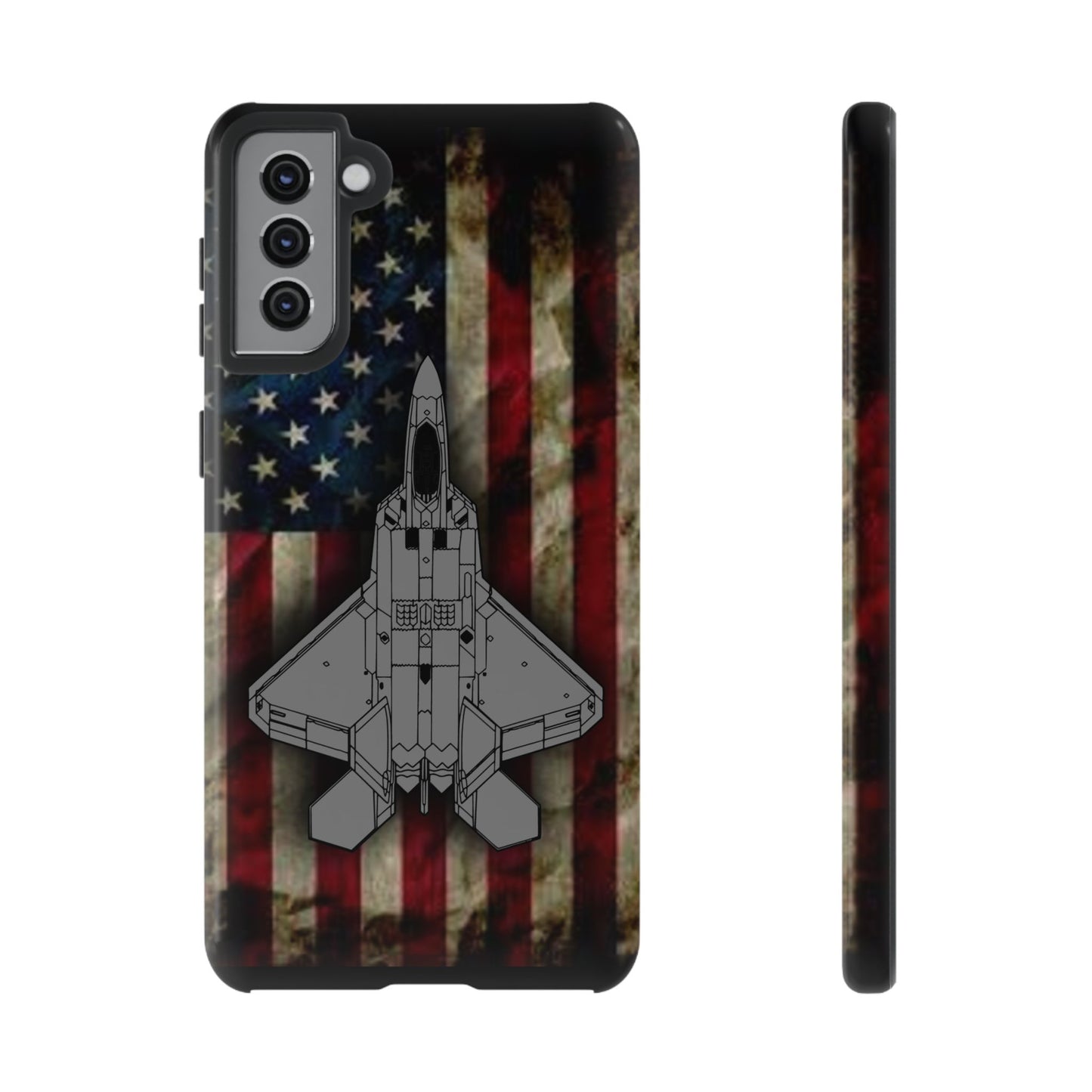 F-22 Old Glory Tough Cases for iPhone, Samsung, Google