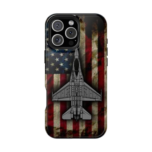 F-16 Old Glory Magnetic Tough Cases for iPhone