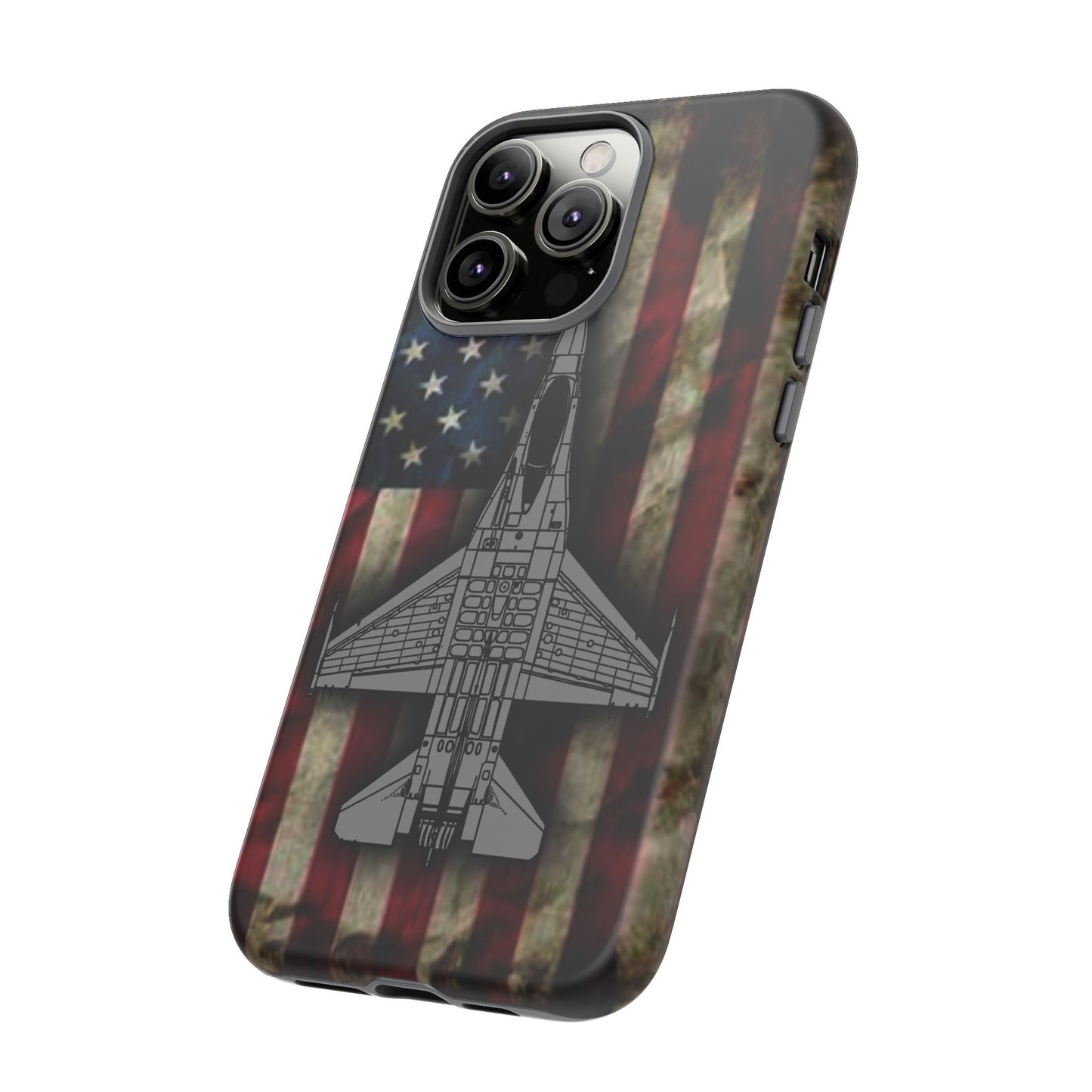 F-16 Old Glory Tough Cases for iPhone, Samsung, Google