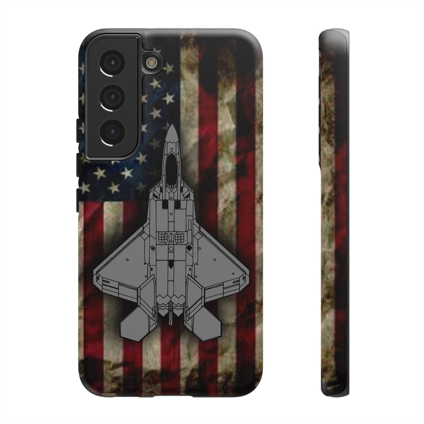 F-22 Old Glory Tough Cases for iPhone, Samsung, Google