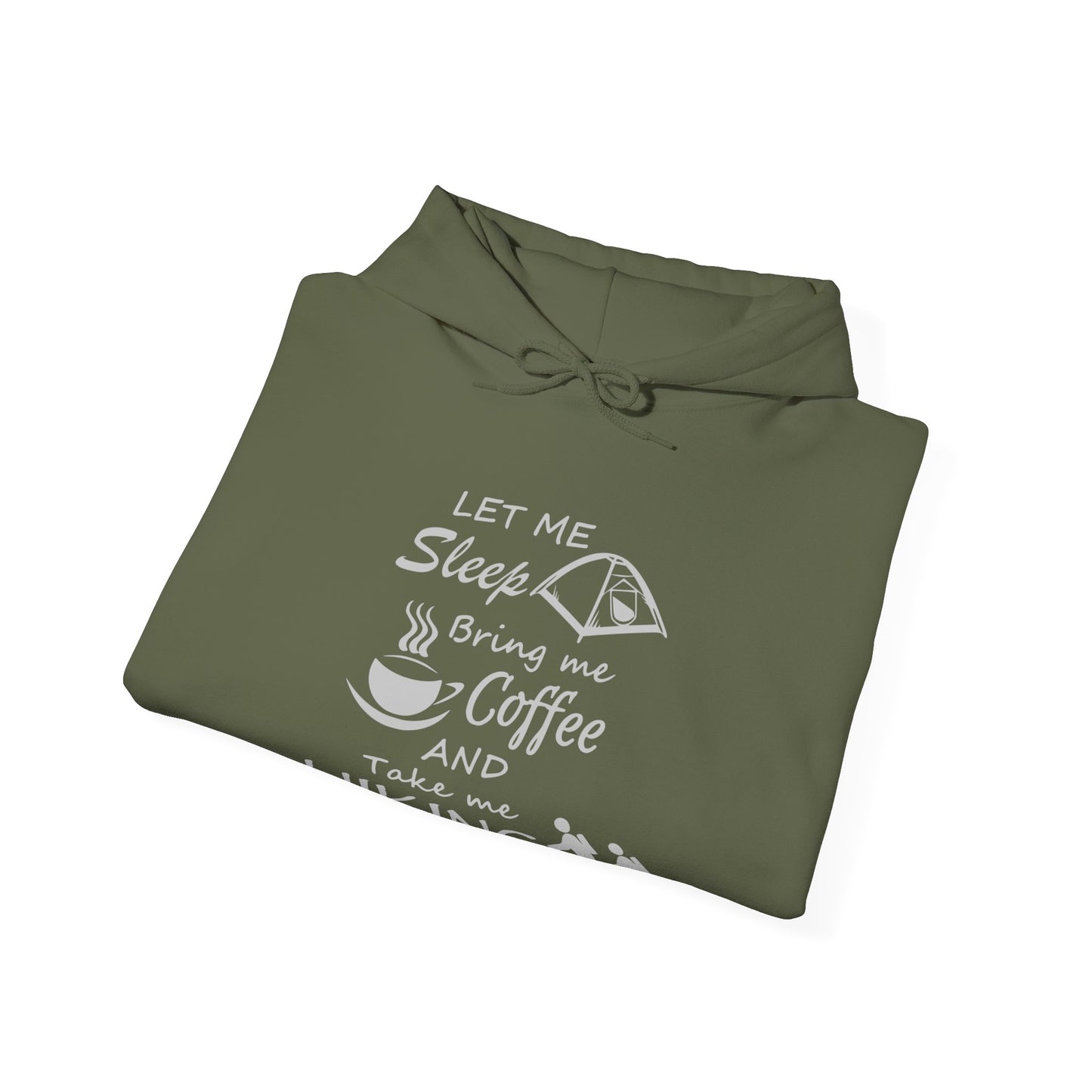 Take Me Hiking Unisex Heavy Blend™ Hooded Sweatshirt, Gray Print