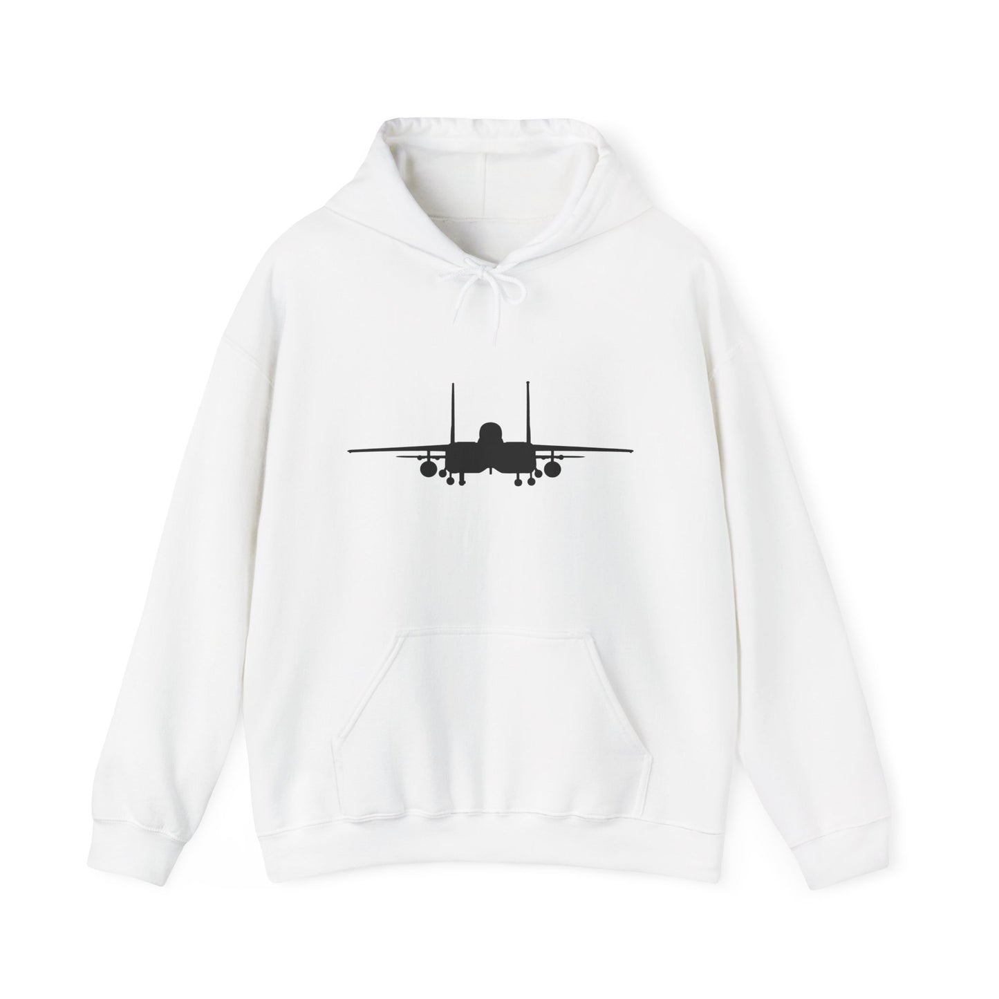 F-15E Front Silhouette Heavy Blend™ Hooded Sweatshirt