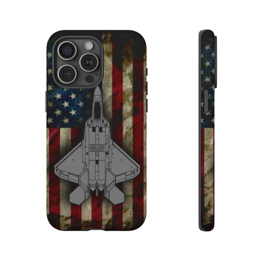 F-22 Old Glory Tough Cases for iPhone, Samsung, Google