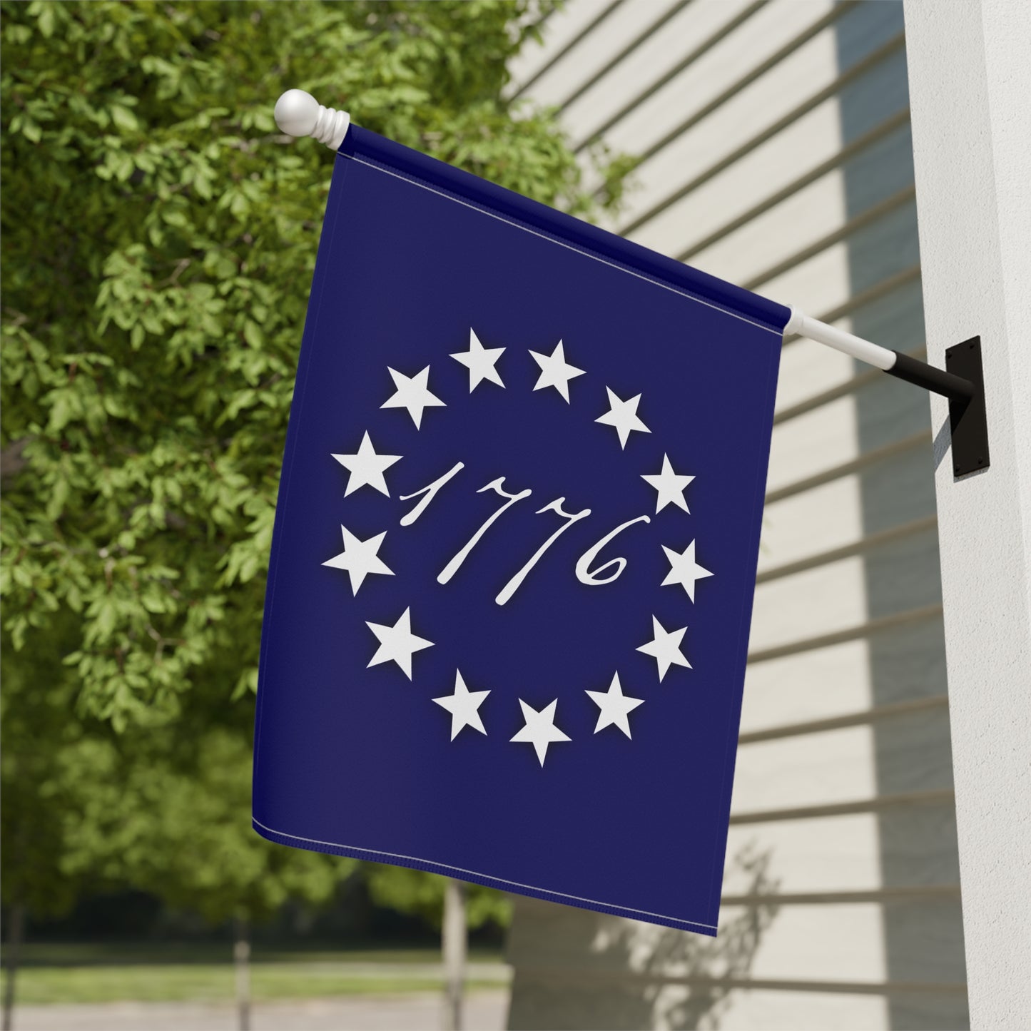 1776 Garden Flag – "America 250th Anniversary" Decorative House Banner