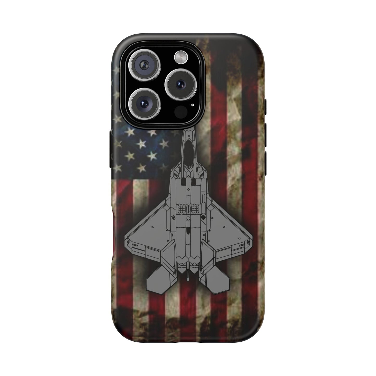 F-22 Old Glory Tough Cases for iPhone, Samsung, Google