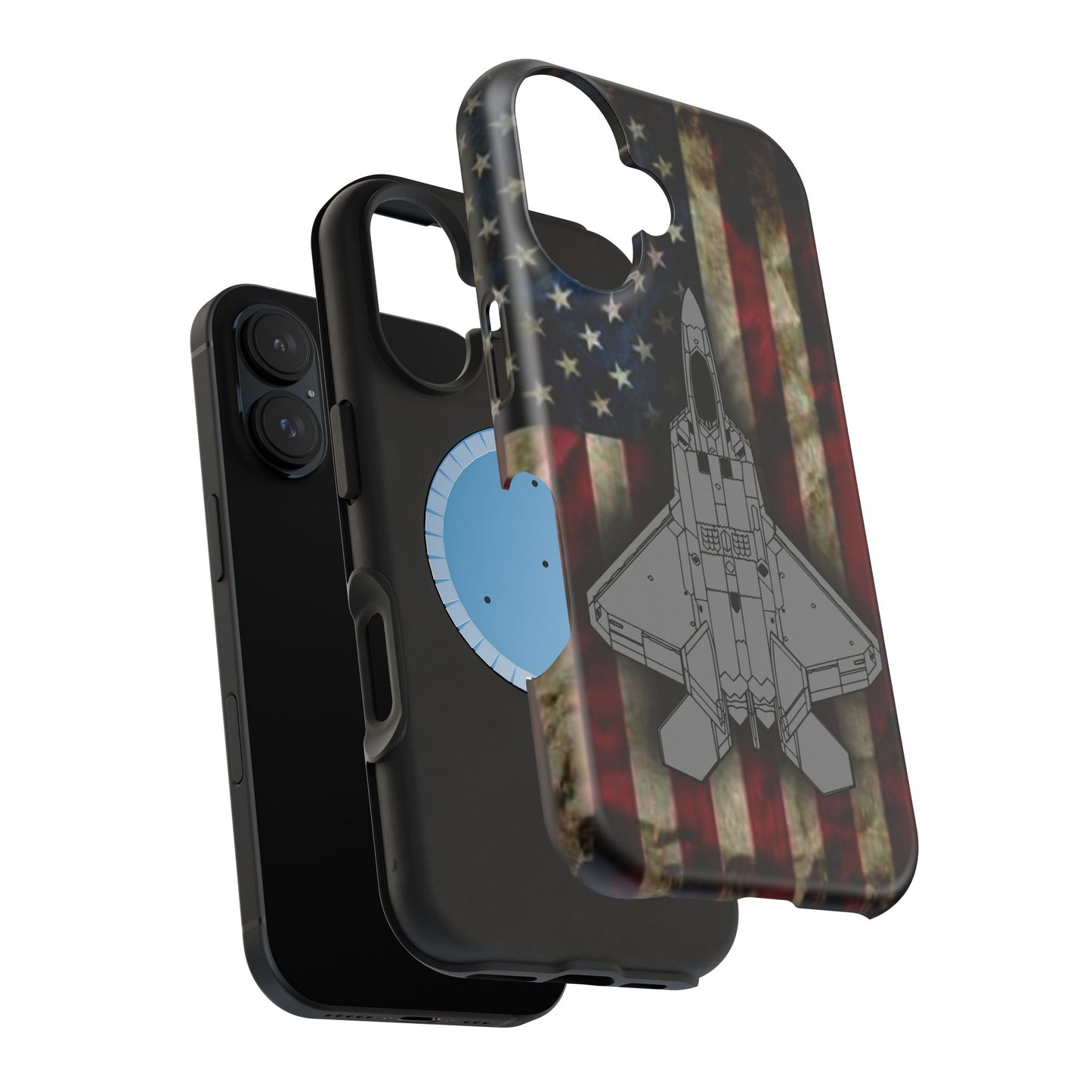 F-22 Old Glory Magnetic Tough Cases for iPhone