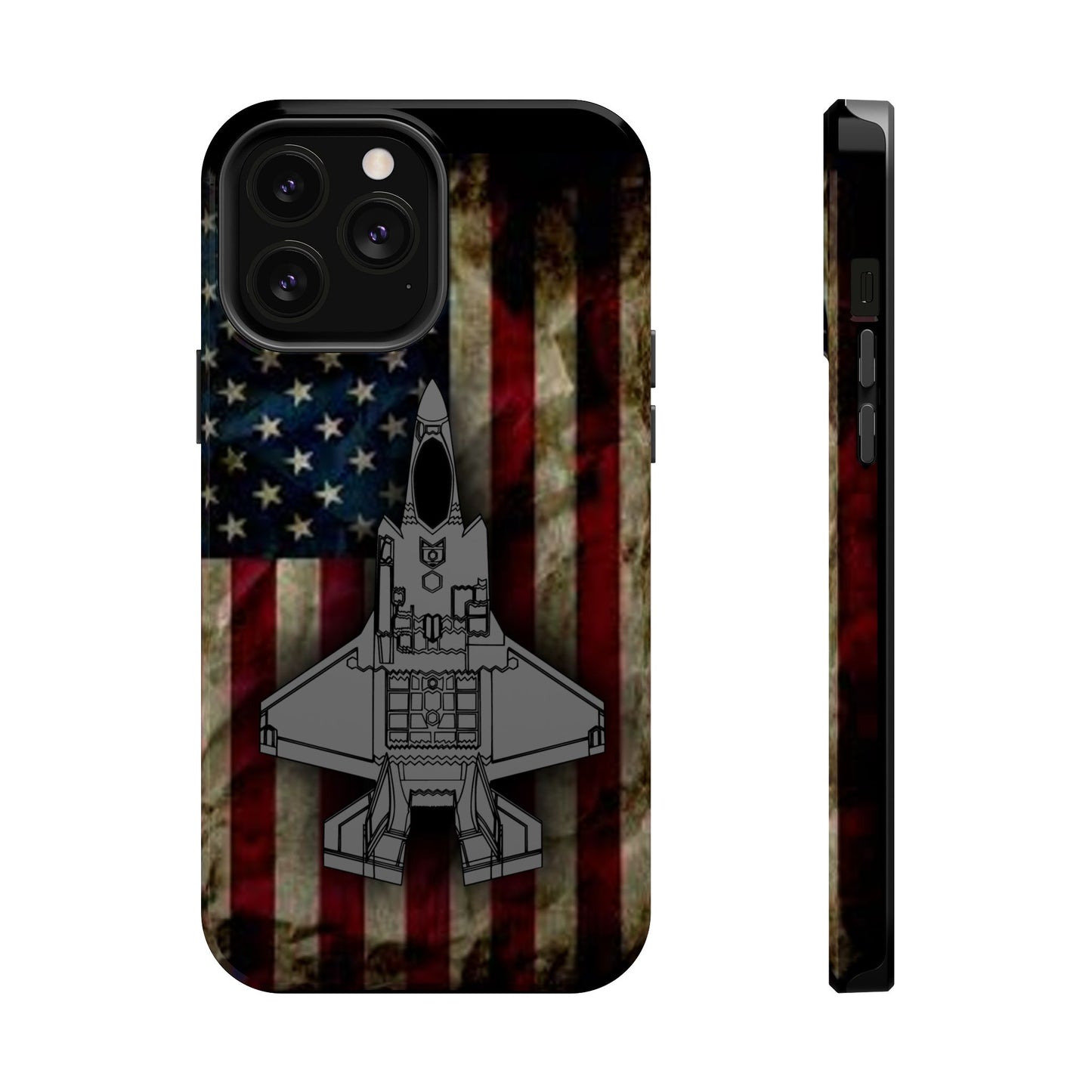 F-35A Old Glory Magnetic Tough Cases for iPhone & Samsung